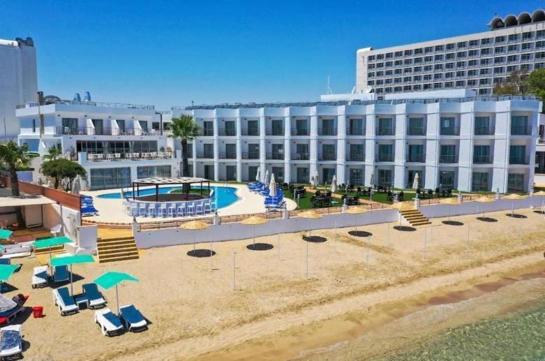 Mimoza Beachfront Hotel & Restaurant ファマグスタ エクステリア 写真