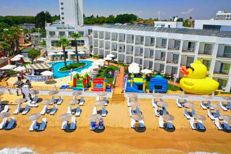 Mimoza Beachfront Hotel & Restaurant ファマグスタ エクステリア 写真